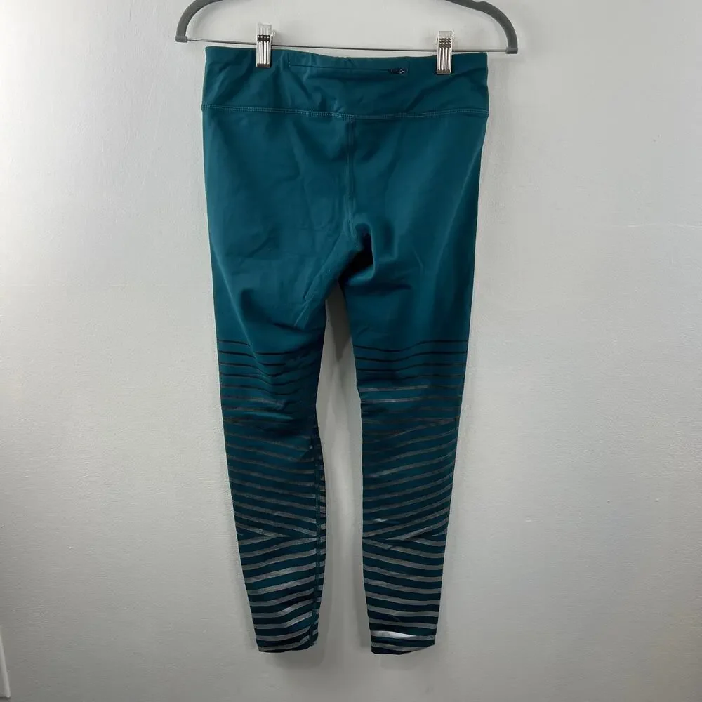 NIKE Green Epic Lux Yoga Leggings Elastic Waist Pull On Performance Sz M Medium